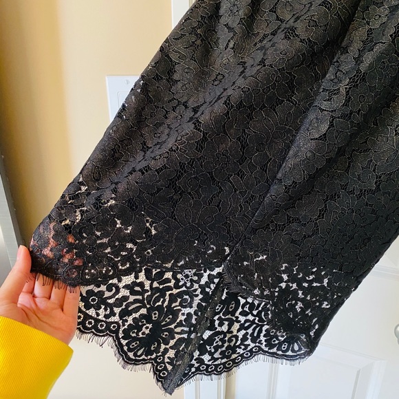 Bebe Scalloped Lace Dress - Picture 6 of 7